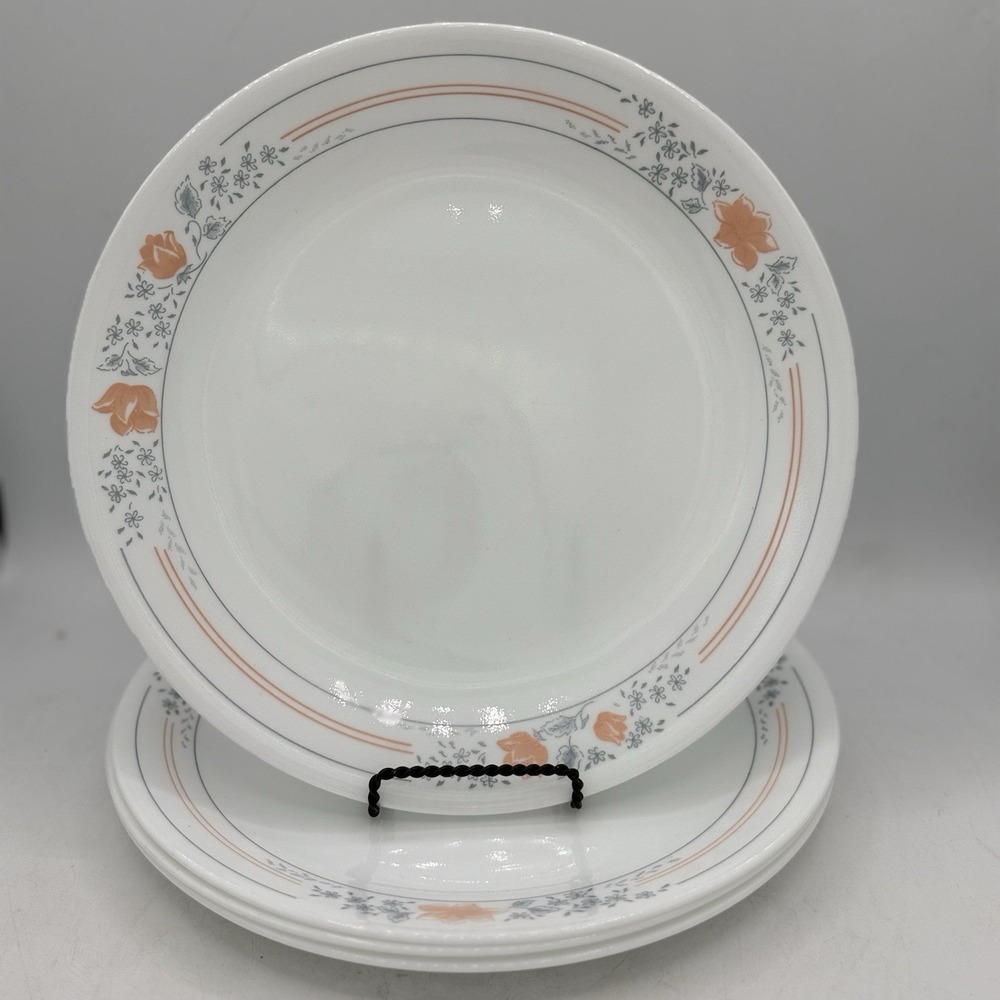 Set of 4 Vintage Corelle Apricot Grove Dinner Plates 10 1/4" Corningware USA - Picture 5 of 5
